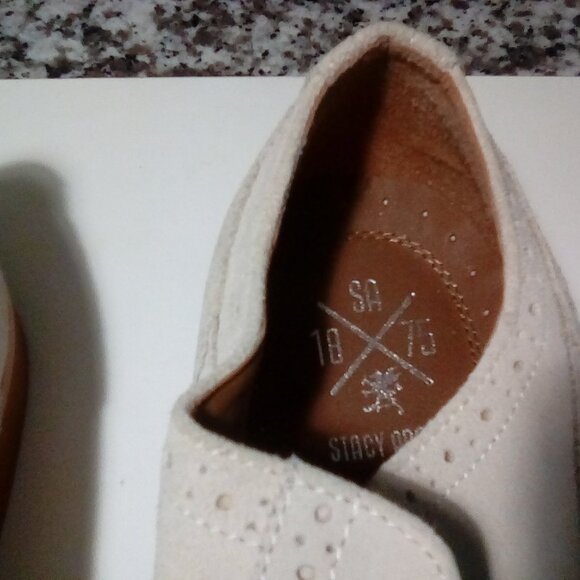 Stacy Adams Cream Leather Shoes main image 5